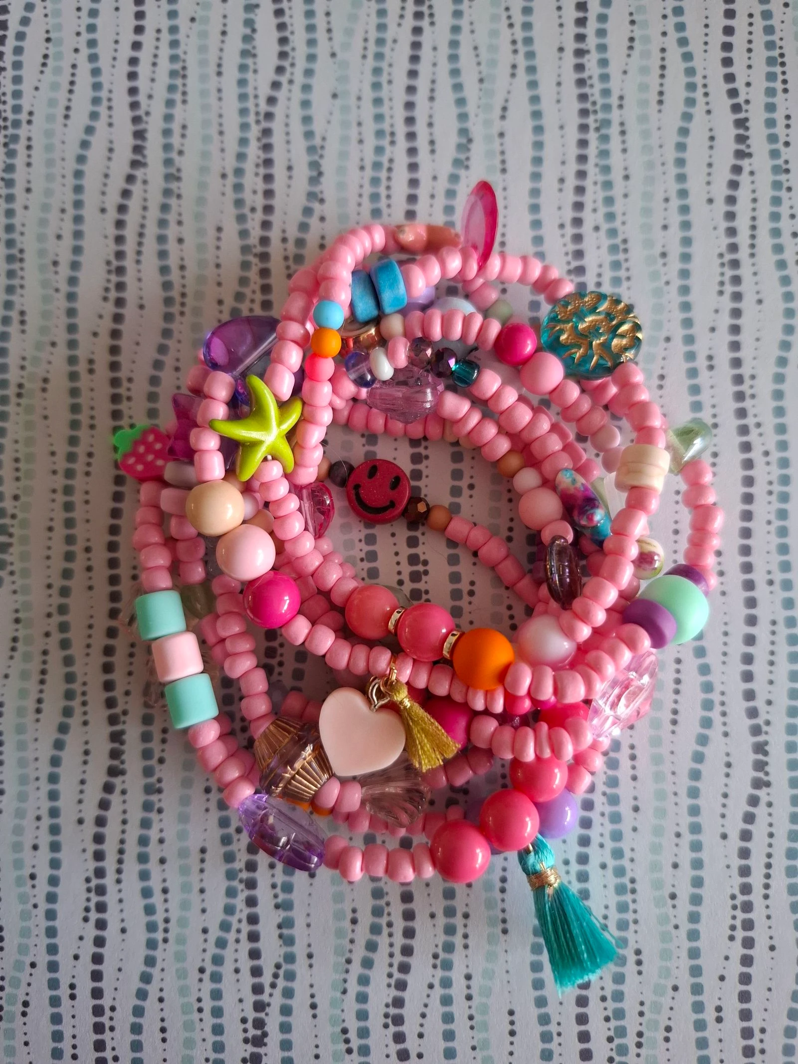 Wikkelarmband roze – photo 2